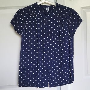 Old navy polka dot blouse